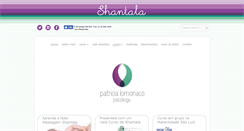 Desktop Screenshot of massagemshantala.com.br