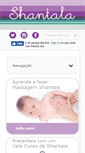 Mobile Screenshot of massagemshantala.com.br